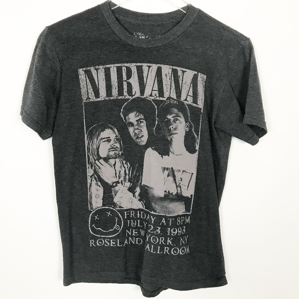 Nirvana | Short Sleeve Crew Neck Cotton Band Tee